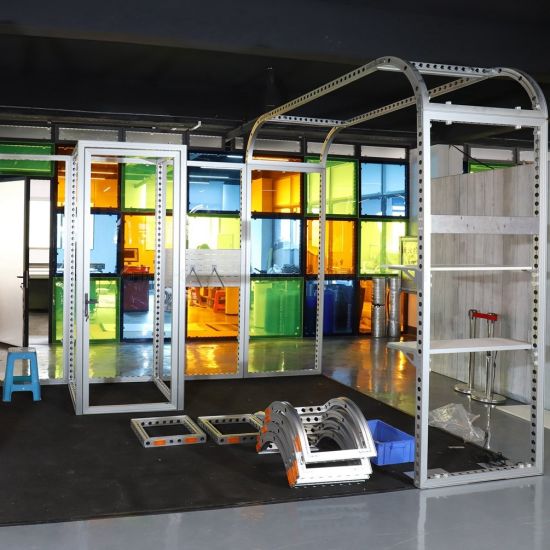 Utilisation en aluminium simple de cabine de salon commercial d'extrusion d'installation légère pour n'importe quel stand d'exposition