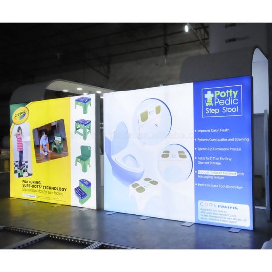 Multi-standard en aluminium publicité Exposition d'affichage Booth Design
