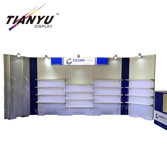 Nouveau type de présentoir modulaire de cabine d'installation rapide pour la vente au détail de centre commercial