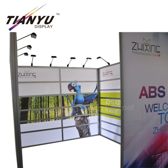 Tian Yu Do Island stand d'exposition Design de Stands Pieds 10X10 avec système étagère