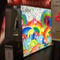 Exempté Double Face Fabric LED Light Box Aluminium Frameless Profil Light Box