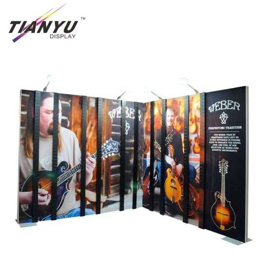 Impression personnalisée Portable Équipement installation d'un stand salon Affichage stand 10X20