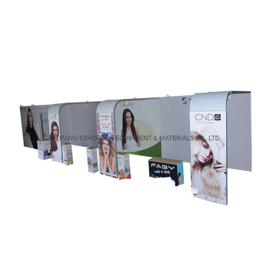 Cabine d'exposition de tissu de tension d'affichage d'affichage de salon commercial de logo fait sur commande de la publicité chaude 10X20 pour les ventes