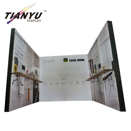 Tian Yu offre Portable Aluminium 10X10FT Stand d'exposition avec un côté ouvert