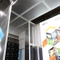 Stand réutilisable d'affichage de salon pour le graphique de tissu dans le stand d'exposition de Shanghai
