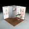 Vente en gros Portable modulaire Trends 5X10m Guitar Salon Affichage Exposition standard Booth