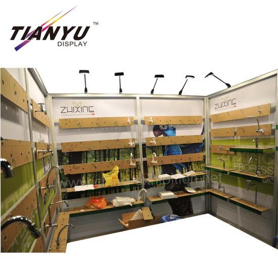 Tian Yu Do Island stand d'exposition Design de Stands Pieds 10X10 avec système étagère