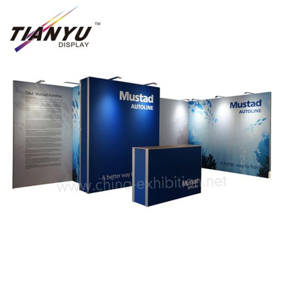 Conception portative recyclable verte du stand 10x10ft 10x20ft de salon commercial de protection de l'environnement