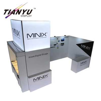 Portable Configuration facile en tissu tendu Trade Show Booth